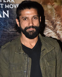 Farhan Akhtar at Special Screening of Wazir Film