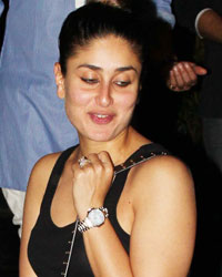Saif Ali Khan, Kareena Kapoor Khan and Elvira Khan snapped at a restaurent