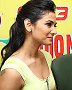 Sonal Chauhan at Radio Mirchi Studio for '3G' promotion
