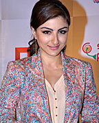 Soha LAi Khan at the announcement of HDFC Life Spell Bee 2013