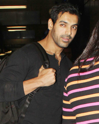 John Abraham leaves to attend SAIFTA awards in Durban