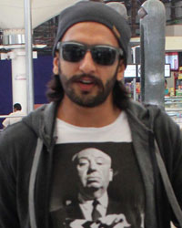 Ranveer Singh snapped at the airport