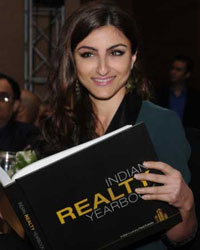 Soha Ali Khan with Indian Realty Yearbook