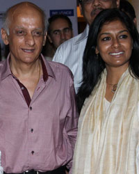 Mukesh Bhatt and Nandita Das at 15th Mumbai Film Festival