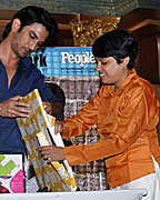 Sushant Singh Rajput at People magazine March 2013 cover launch