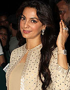 Juhi Chawla at Gulab Gang wrap up party