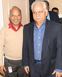 Kamal Haasan and film director Ramesh Sippy at Pravasi Bharatiya Conference