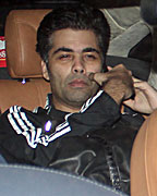 Karan Johar at Steven Spielberg in India