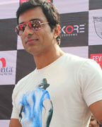 Sonu Sood at Super Bike Rally