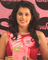 Taapsee Pannu at Taapsee Supports Chennai Turns Pink