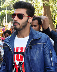 Arjun Kapoor at Team Gunday Visits Gaiety Galaxy