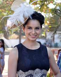 Kangana Ranaut at The Hello Class Race 2014