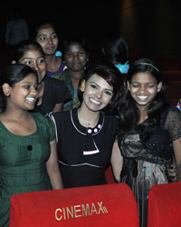 Sherlyn Chopra at Tisca and Sherlyn with Cancer Patients