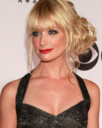 Beth Behrs arrives to the American Theatre Wing's annual Tony Awards in New York