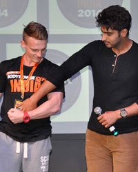 Arjun Kapoor at UK Body Power Expo Fitness Exhibition 2014