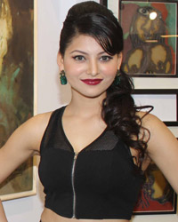 Urvashi Rautela at Urvashi Rautela Inaugurates Art Exhibition