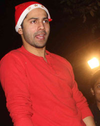 Varun Dhawan at Varun Dhawan Celebrates Christmas With Kids