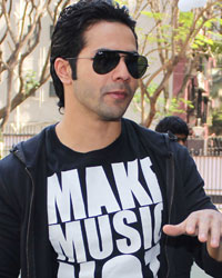 Varun Dhawan at Varun Dhawan at Ecole Mondiale School