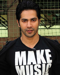 Varun Dhawan at Varun Dhawan at Ecole Mondiale School