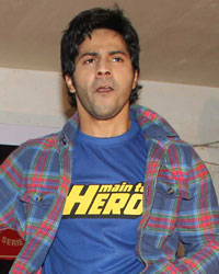 Varun Dhawan at Varun and Nargis Promote Main Tera Hero