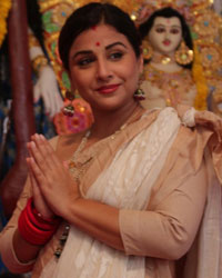 Vidya Balan at Vidya Balan Celebrates Durga Puja