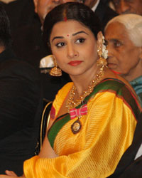 Vidya Balan at Vidya and Kamal Receive Padma Honours