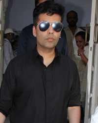 Karan Johar at Vikas Mohan Prayer Meeting