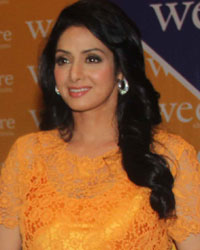 Sridevi during the launch of Wee store, a new chain of multi brand retail stores in Mumbai Sridevi during the launch of Wee store, a new chain of multi brand retail stores in Mumbai
