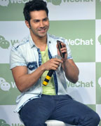 Varun Dhawan at WeChat Messenger Launch