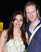 Shama Sikander and Alex