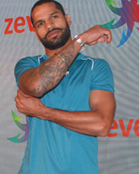 Shikhar Dhawan at Zeven Sports Revolution Press Meet