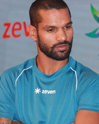 Shikhar Dhawan at Zeven Sports Revolution Press Meet