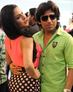 Veena Malik and Rajan Verma Veena Malik and Rajan Verma