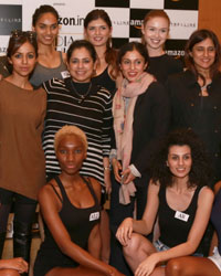 Models at the Auditions for the 27th edition of FDCI presents Amazon India Fashion Week in association with Maybelline New York Autumn Winter'16 in New Delhi