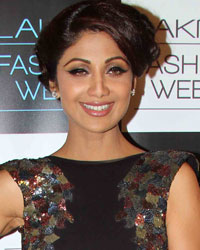 Shilpa Shetty at Guests at LFW 2013