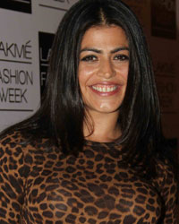 Shenaz Treasurywala at Guests at LFW 2013