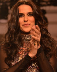 Neha Dhupia at India Bridal Fashion Week 2013