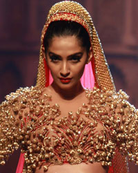 Sonam Kapoor at India Bridal Fashion Week 2015