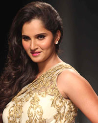 Sania Mirza at India Bridal Fashion Week Day 2013