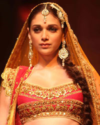 Aditi Rao at India Bridal Fashion Week Day 2013