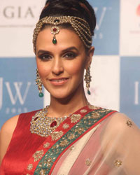 Neha Dhupia at India International Jewellery Week 2013