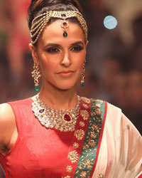 Neha Dhupia at India International Jewellery Week 2013