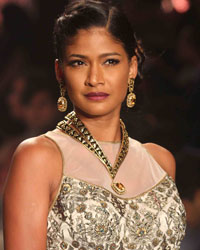 CArol Gracias at India International Jewellery Week 2013