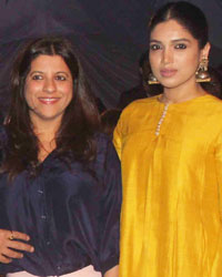 Manish Malhotra with model Freddy Daruwala, Bollywood filmmaker Zoya Akhtar and actor Bhumi Pednekar