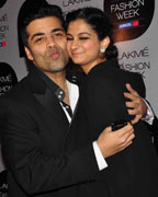 Karan Johar at LFW Summer Resort 2013