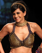 Mandira Bedi at LFW Summer Resort 2013