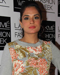 Richa Chadda at Lakme Fashion Week Winter Festive 2013