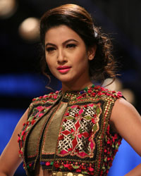 Gauhar Khan at Lakme Fashion Week Winter Festive 2015