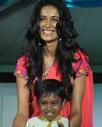 Sarah Jane Dias at Peace Walk Ramp Show