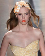 A Model present creations from the Forum 2013-2014 summer collection during Sao Paulo Fashion Week